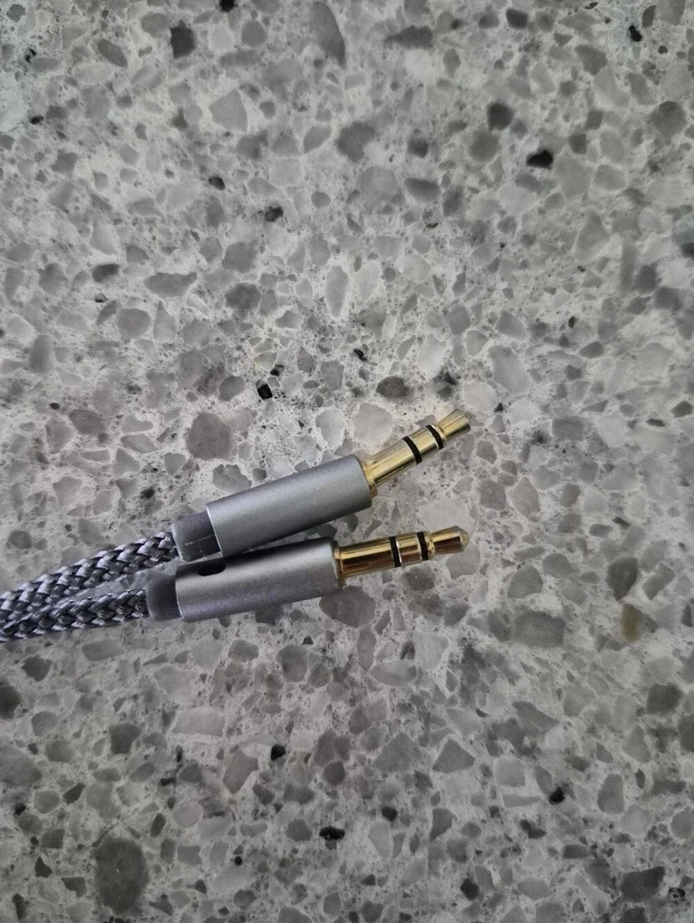 3.5mm Nylon Braided Aux Cable Audio Auxiliary Input Adapter Male to Male Cord
